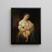 Mother and Child - Hugues Merle — framed artwork on a wall