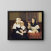 Lire la Bible - Hugues Merle — framed artwork on a wall