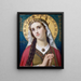 Sainte Élisabeth de Hongrie - Hugues Merle — framed artwork on a wall