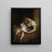 The First Thorns of Knowledge - Hugues Merle — framed artwork on a wall