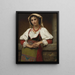 La fille napolitaine - Hugues Merle — framed artwork on a wall