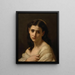 Pensées lointaines - Hugues Merle — framed artwork on a wall