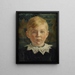 Portrait of Youth by Joseph Luns - Huib Luns — framed artwork on a wall