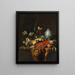 a monumental still life with fruits and various objects - Huybert van Westhoven — framed artwork on a wall