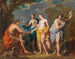 The Judgment of Paris - Hyacinthe Collin de Vermont — artwork view