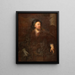Everhard Jabach aka the man with gray gloves - Hyacinthe Rigaud — framed artwork on a wall