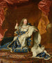 Louis XV King of France and Navarre - Hyacinthe Rigaud — artwork view
