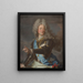 Portrait of Count of Toulouse - Hyacinthe Rigaud — framed artwork on a wall