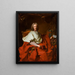 Portrait of Cardinal Guillaume Dubois - Hyacinthe Rigaud — framed artwork on a wall