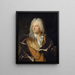 Portrait of the knight Lucas Schaub of Basel - Hyacinthe Rigaud — framed artwork on a wall