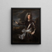 Portrait of Marshal Charles-Auguste de Matignon - Hyacinthe Rigaud — framed artwork on a wall