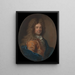 Portrait of a Man - Hyacinthe Rigaud — framed artwork on a wall