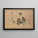 Portrait of Basho - Ichijun — framed artwork on a wall