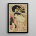La courtisane Hinazuru du Chojiya - Ichirakutei Eisui — framed artwork on a wall
