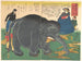 Sacred Elephant Shinto Painting of Hakurai no Daiz Newly Imported - Ichirysai Yoshitoyo — artwork view