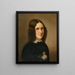 Self-portrait - Ida Maier-Müller — framed artwork on a wall