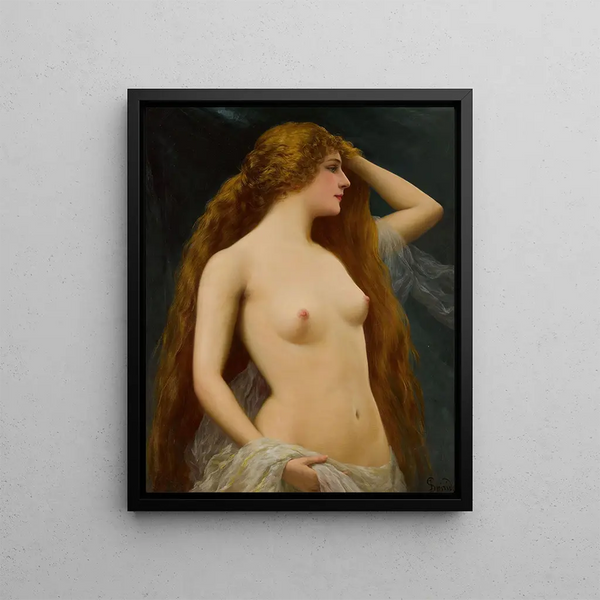 Contemplation - Ignace Spiridon — framed artwork on a wall