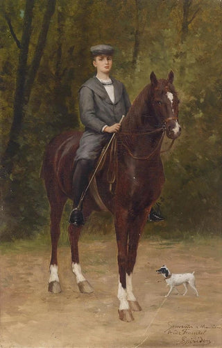 Ignace Spiridon - Oskar von Fraenkel zu Pferd.webp