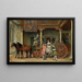 The Visit - Ignacio De León Y Escosura — framed artwork on a wall