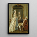 La Cour - Ignacio De León Y Escosura — framed artwork on a wall