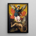 Saint Michael Archangel - Ignacio De Ries — framed artwork on a wall