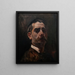 Portrait Painting - Ignacio Pinazo Camarlench — framed artwork on a wall