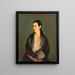 A Madrilena - Ignacio Zuloaga — framed artwork on a wall