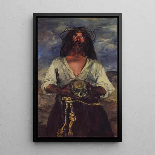 Hermit - Ignacio Zuloaga — framed artwork on a wall