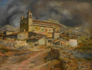 L'église de Maluenda - Ignacio Zuloaga — artwork view