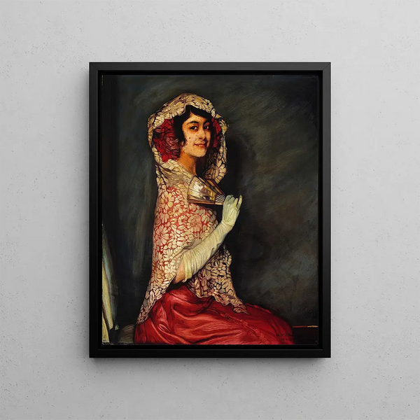 Surprendre - Ignacio Zuloaga — framed artwork on a wall