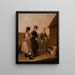 Lumberjacks - Ignacy Gepner — framed artwork on a wall