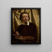 Self-portrait Painting - Ignacy Jasiński — framed artwork on a wall