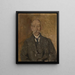 Portrait of an Old Man - Ignacy Pinkas — framed artwork on a wall