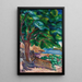 Landscape Painting of Gurzuf - Ignaty Nivinsky — framed artwork on a wall