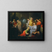 La petite pièce de la veuve - Ignaz Dullinger — framed artwork on a wall