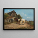 Visit to the Winemaker - Ignaz Ellminger — framed artwork on a wall
