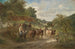 Village idyll painting - Ignaz Ellminger — artwork view