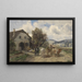 Devant la forge - Ignaz Ellminger — framed artwork on a wall