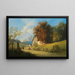 A Summer Day Outdoors - Ignaz Raffalt — framed artwork on a wall