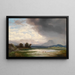 Landscape Painting of the Karawanken - Ignaz Raffalt — framed artwork on a wall