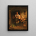 Dairy in the barn - Ignaz Raffalt — framed artwork on a wall