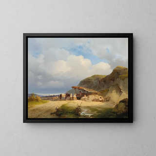 Repos à midi - Ignaz Raffalt — framed artwork on a wall