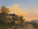 Return home at dusk - Ignaz Raffalt — artwork view