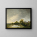 Return home before the storm - Ignaz Raffalt — framed artwork on a wall