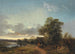 Landscape with a river scene in the evening light with decorative figures - Ignaz Raffalt — artwork view