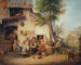 in front of the village inn - Ignaz Raffalt — artwork view