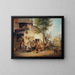in front of the village inn - Ignaz Raffalt — framed artwork on a wall