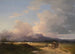 Landscape painting of the Prealpine region with a cart on the road - Ignaz Raffalt — artwork view