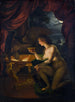 Hébé boit l'aigle de Zeus avec du nectar - Ignaz Unterberger — artwork view