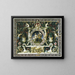 Jupiter and Hebe - Ignaz Unterberger — framed artwork on a wall